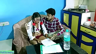 Indian teen partisan hot sex with teacher for pass mark&excl;&excl; Clear hindi audio
